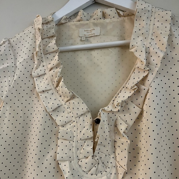 Kate Spade Polka Dot Ruffle Tank - Picture 3 of 8